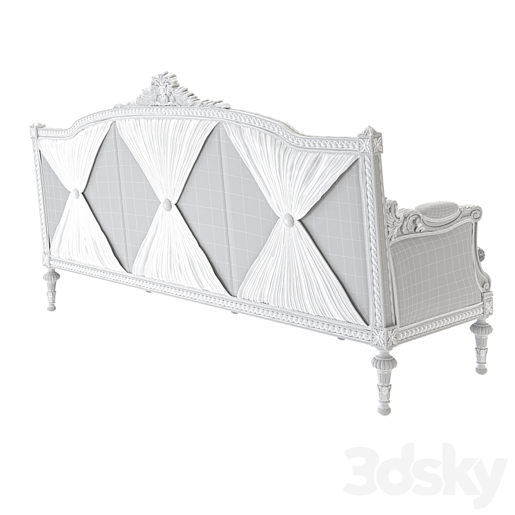 SOFA DÀI CỔ ĐIỂN MODENESE LOUIS 16